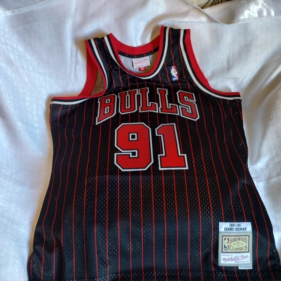 Rodman 91 Black and Red Jersey - Picture 2 of 4